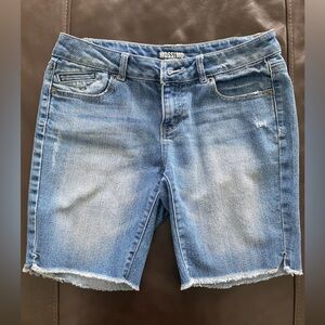 Washed Mossimo Supply Denim Shorts - Juniors Size 9
